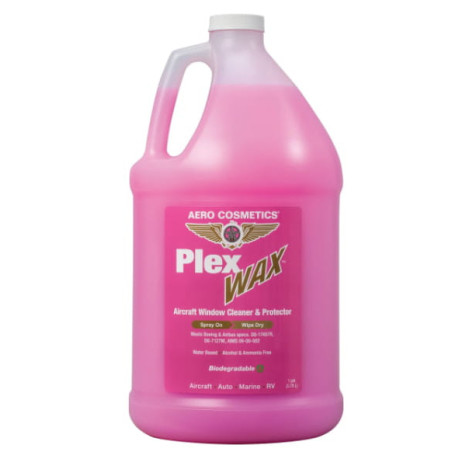 Środek do mycia i zabezpieczania szyb z plexy - Plex Wax AERO COSMETICS 1 gal (3,78L)