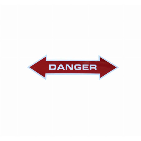 Naklejka termiczna "DANGER" (A654-80)