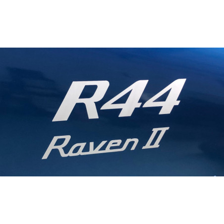 Komplet naklejek na zbiornik (lewa i prawa) ROBINSON R44 Raven II logo