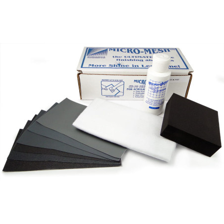 Micro-Mesh Arkusz ścierny z mikrosiatką do polerowania szyb z plexi / akrylu ( Mikromesh acrylic restoral kit 30 SQ FT )