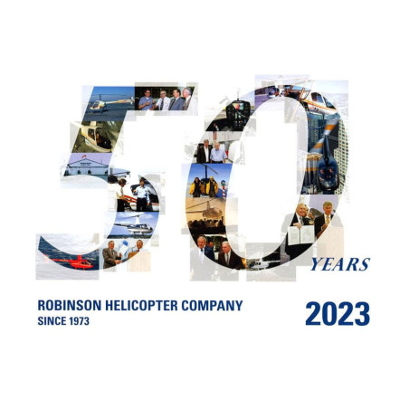R8001 Kalendarz 2023 50-lecie Robinson Helicopter Company