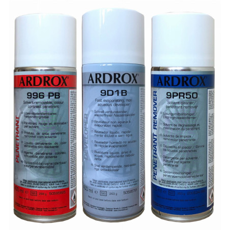 Ardrox, zestaw do wykrywania pęknięć (NDT)