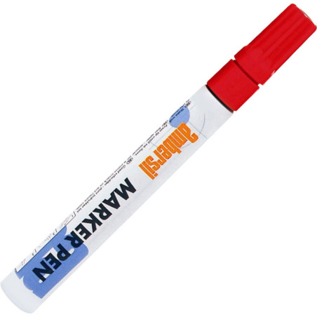 Ambersil Marker Pen Red - CZERWONY 3mm