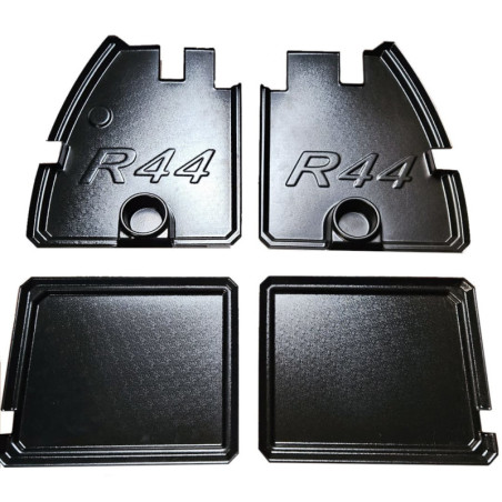 Robinson R44 Helicopter floor mat / tray set with cup holders  ( tacki / maty ochronne z uchwytem na kubek )