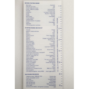 MT599-2 R44 II Operating Limitations And Pilot's Checklist