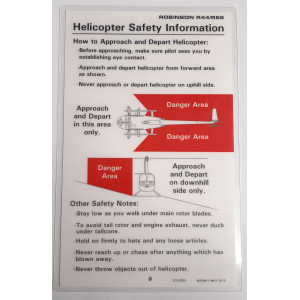 MT598-1 Passenger Safety Card