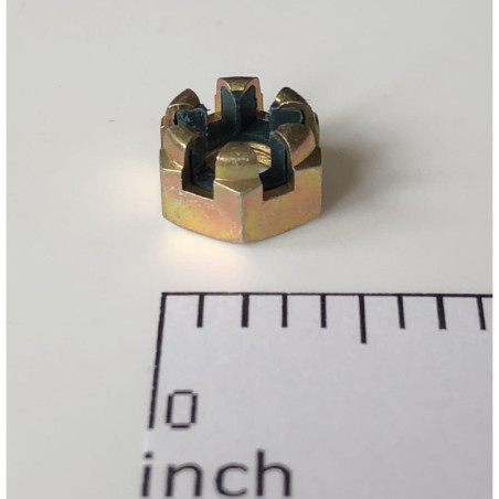 MS17825-4 Nakrętka zamkowa (Nyloc Castle Nut) 1/4"-28