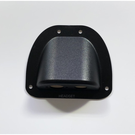 C710-4 Cover-Dual, Headset port Plastic ROBINSON R44/R66