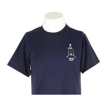 R8703 R22 T-shirt GRANATOWY,  schematic