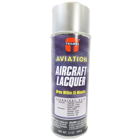 Lakier lotniczy MATOWE ALUMINIUM 340g TEMPO