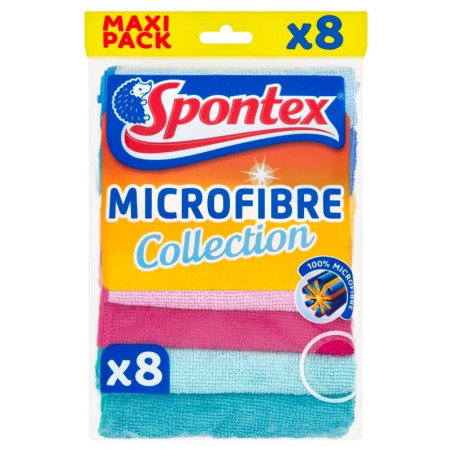 8-PAK Ściereczki z mikrofibry Spontex®