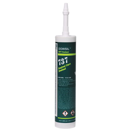 DOWSIL™ 737 RTV Uszczelniacz silikonowy CZARNY (Black Silicone Sealant) 300ml