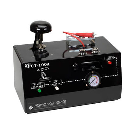 Piaskarka i tester świec zapłonowych SPCT-100A  (Spark plug cleaner tester dual-voltage)